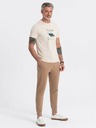 Ombre Clothing Braune Herren-Jogginghose Ombre Clothing