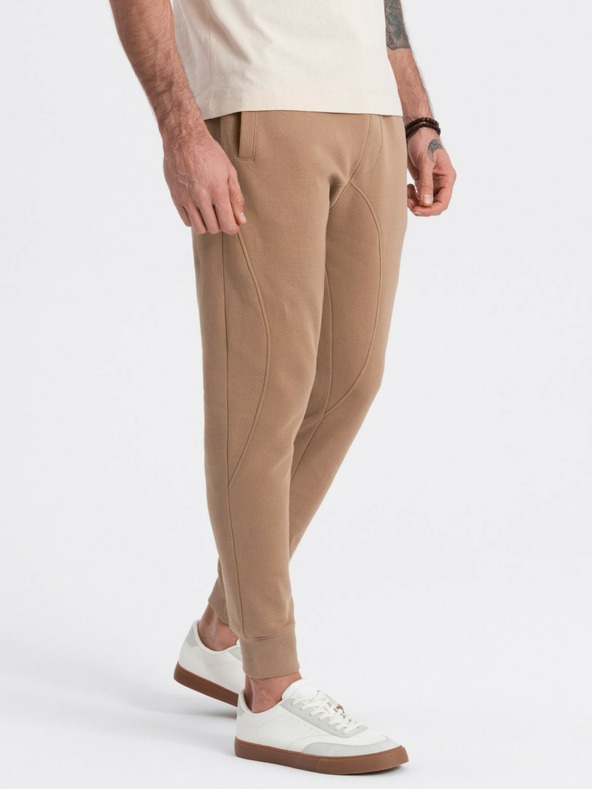 Ombre Clothing Braune Herren-Jogginghose Ombre Clothing