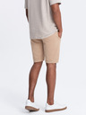 Ombre Clothing Beige Herren Basic Sweatpants Shorts Ombre Kleidung