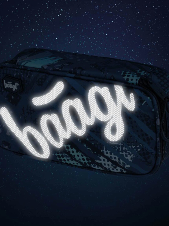 BAAGL  Blaues Schulmäppchen skate structure Baagl