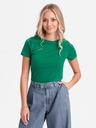 Edoti Damen Basic-T-Shirt LR - grün EDOTI