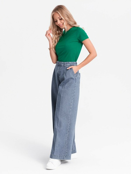 Edoti Damen Basic-T-Shirt LR - grün EDOTI