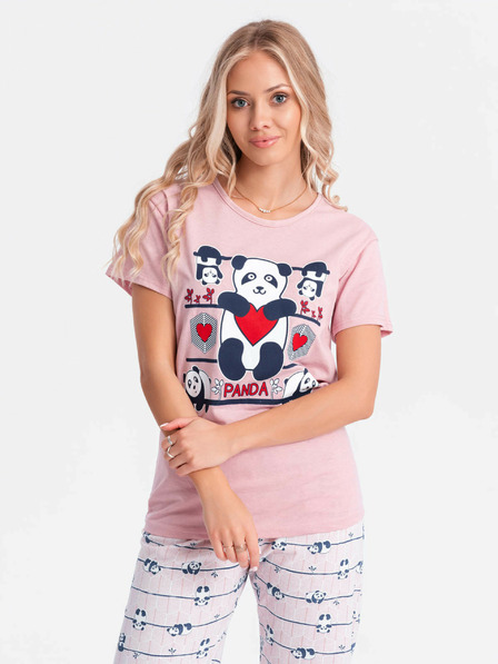 Edoti Damenpyjama – Pfirsich EDOTI