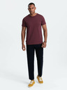 Ombre Clothing Herren Klassisches Baumwoll-T-Shirt BASIC Ombre Clothing