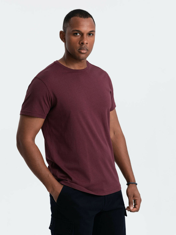 Ombre Clothing Herren Klassisches Baumwoll-T-Shirt BASIC Ombre Clothing