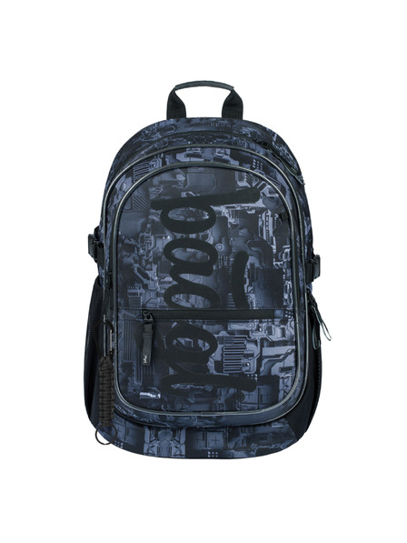 BAAGL  Baagl Core Technic grauer Schulrucksack