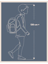 BAAGL  Schwarzer Schulrucksack Baagl Core Element