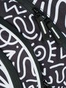 BAAGL  Schwarz gemustertes Schulset - Rucksack, Mäppchen, Tasche Baagl Core Element