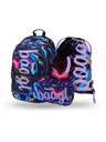 BAAGL  Lila Schulset - Rucksack, Mäppchen, Tasche Baagl Core Marble