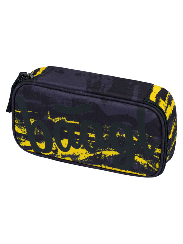 BAAGL  Graues Schulset - Rucksack, Mäppchen, Tasche Baagl Skate Dune