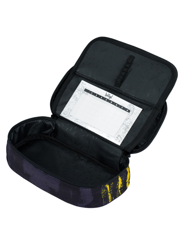 BAAGL  Graues Schulset - Rucksack, Mäppchen, Tasche Baagl Skate Dune