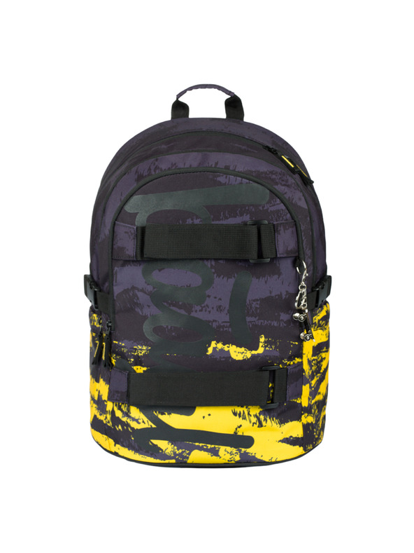 BAAGL  Graues Schulset - Rucksack, Mäppchen, Tasche Baagl Skate Dune