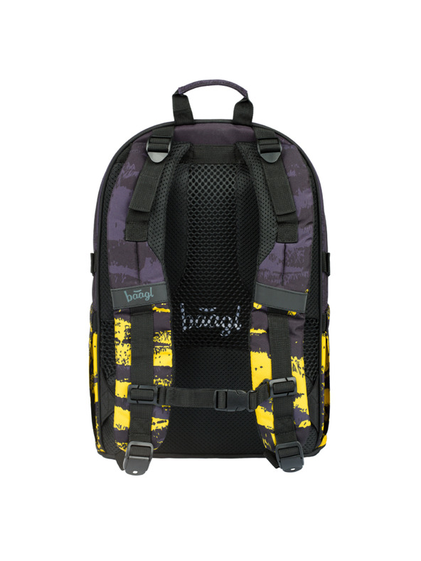 BAAGL  Graues Schulset - Rucksack, Mäppchen, Tasche Baagl Skate Dune