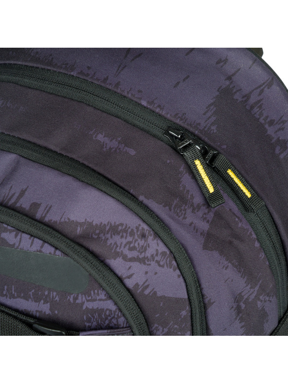 BAAGL  Graues Schulset - Rucksack, Mäppchen, Tasche Baagl Skate Dune