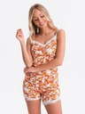 Edoti Damenpyjama – orange EDOTI