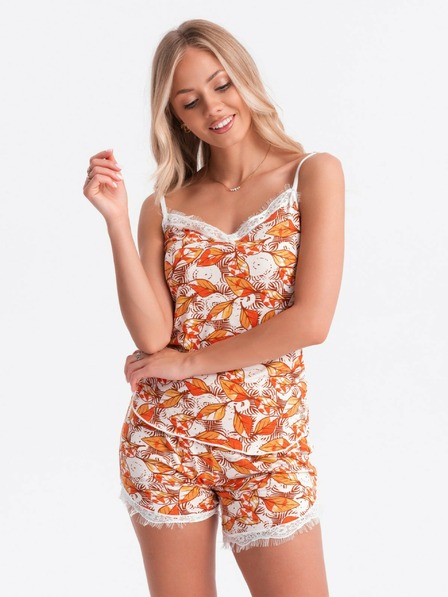 Edoti Damenpyjama – orange EDOTI