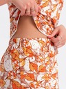 Edoti Damenpyjama – orange EDOTI