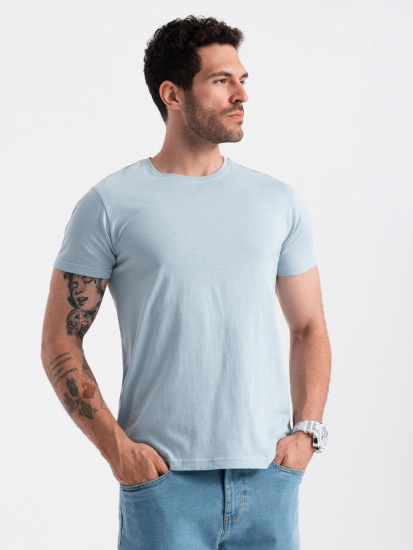 Ombre Clothing BASIC Baumwoll-T-Shirts im 3er-Pack Ombre Clothing