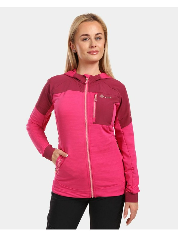 Kilpi Damen Stretch Hoodie Kilpi MEMPHIS-W Rosa