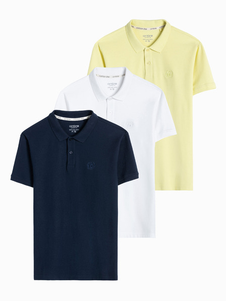 Ombre Clothing Poloshirt aus Piqué-Strick für Herren Ombre Clothing