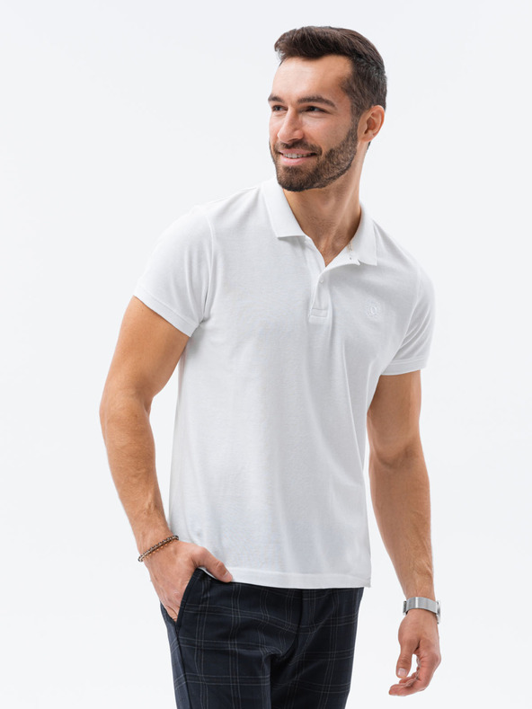 Ombre Clothing Poloshirt aus Piqué-Strick für Herren Ombre Clothing