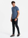 Ombre Clothing Herren T-Shirt aus Baumwolle mit Ombre-Taschenaufdruck Ombre Streetstyle Ombre Kleidung