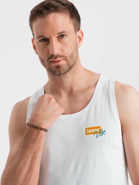 Ombre Clothing Herren Baumwoll-Top Summer Vibe mit Aufdruck Ombre Clothing