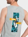 Ombre Clothing Herren Baumwoll-Top Summer Vibe mit Aufdruck Ombre Clothing