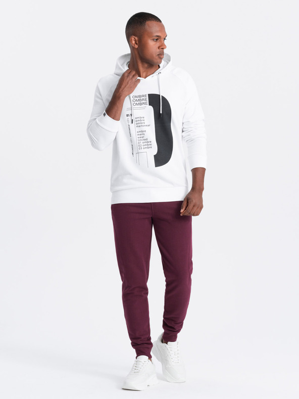 Ombre Clothing Herren-Baumwoll-Jogginghose BASIC Joggers Ombre Clothing