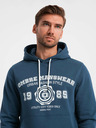 Ombre Clothing Herren Känguru bedrucktes Sweatshirt Ombre Kleidung