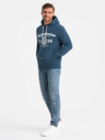 Ombre Clothing Herren Känguru bedrucktes Sweatshirt Ombre Kleidung