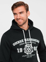 Ombre Clothing Herren Känguru bedrucktes Sweatshirt Ombre Kleidung