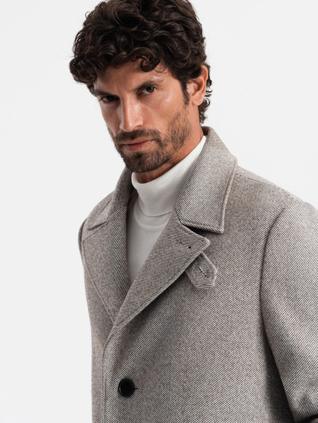 Ombre Clothing Einreihiger Herrenmantel Ombre Clothing