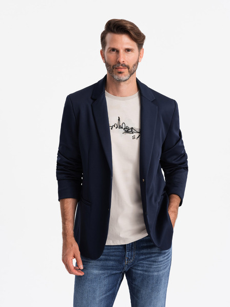 Ombre Clothing Herrenjacke mit abnehmbarem Futter und Kapuze Ombre Clothing