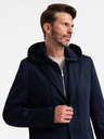 Ombre Clothing Herrenjacke mit abnehmbarem Futter und Kapuze Ombre Clothing