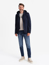 Ombre Clothing Herrenjacke mit abnehmbarem Futter und Kapuze Ombre Clothing