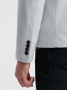 Ombre Clothing Ombre Clothing hellbraune Herrenjacke mit Stehkragen