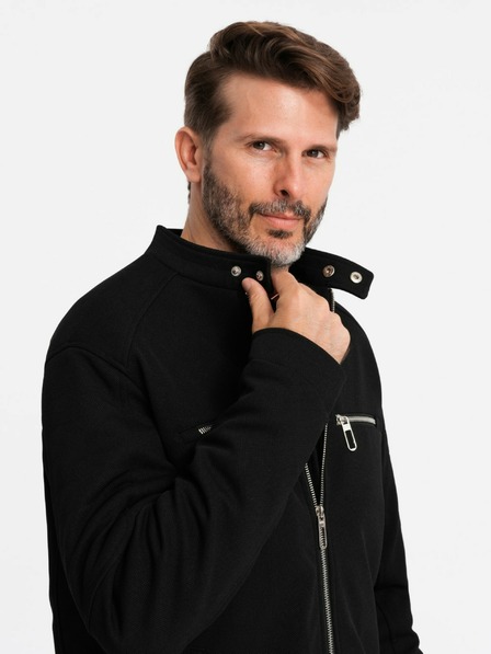 Ombre Clothing Herrenjacke mit Stehkragen und Taschen Ombre Clothing