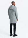 Ombre Clothing Herrenmantel mit Kapuze Ombre Clothing