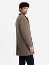 Ombre Clothing Eleganter einreihiger Herrenmantel aus Wollgemisch Ombre Clothing V1 OM-COWC-0114