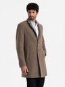 Ombre Clothing Eleganter einreihiger Herrenmantel aus Wollgemisch Ombre Clothing V1 OM-COWC-0114