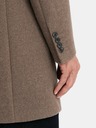 Ombre Clothing Eleganter einreihiger Herrenmantel aus Wollgemisch Ombre Clothing V1 OM-COWC-0114