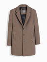 Ombre Clothing Eleganter einreihiger Herrenmantel aus Wollgemisch Ombre Clothing V1 OM-COWC-0114