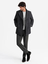 Ombre Clothing Kurzer zweireihiger Herrenmantel aus Wolle Ombre Clothing V1 OM-COWC-0115
