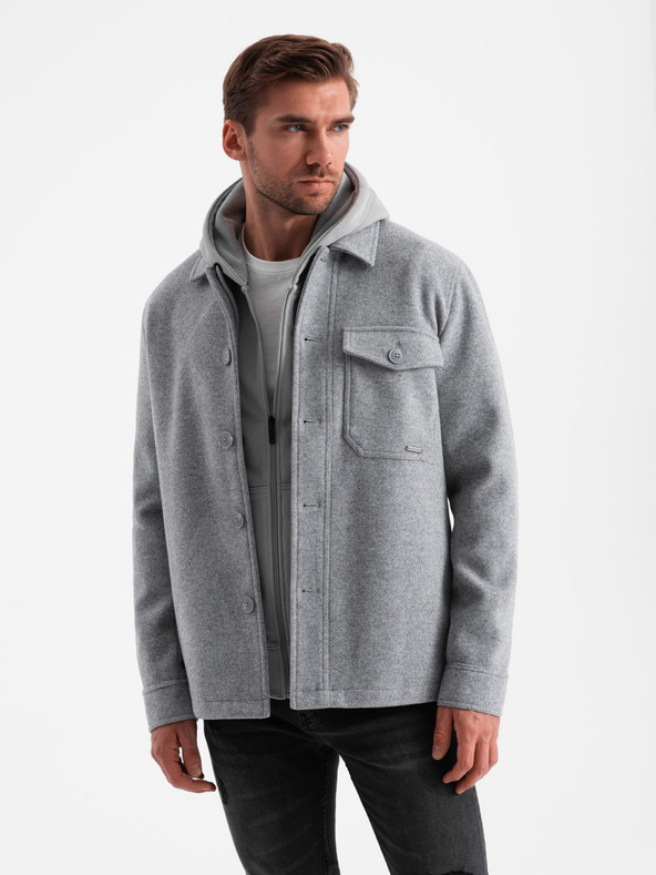 Ombre Clothing Leichte Herren-Fleecejacke Ombre Clothing V2 OM-JANP-0199