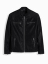 Ombre Clothing Herren-Retro-Bikerjacke mit Stehkragen Ombre Clothing V2 OM-JAFL-0197
