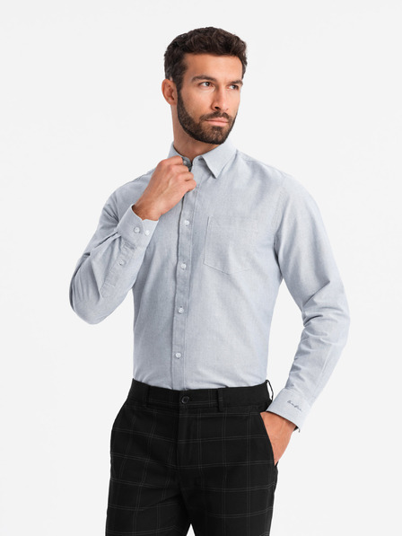 Ombre Clothing Herren-Oxford-Hemd Ombre Clothing V2 OM-SHOS-0173