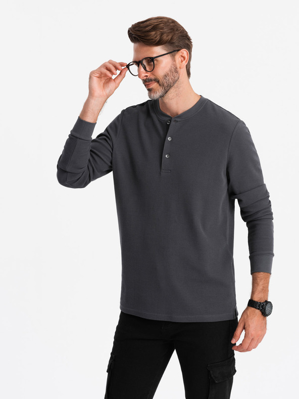 Ombre Clothing Herren Waffelstrick Ombre Kleidung V3 OM-LSCL-0120