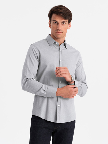 Ombre Clothing Herrenhemd Ombre Clothing SLIM FIT V2 OM-SHCS-0175