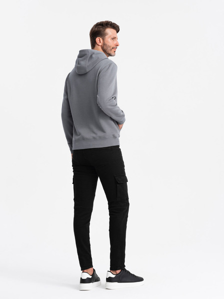 Ombre Clothing Herren-Känguru-Sweatshirt Ombre Clothing V1 OM-SSNZ-0141